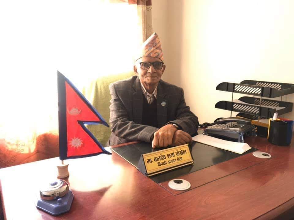 रहेनन् लाेकतान्त्रिक आन्दोलनका योद्दा बलदेब शर्मा पोखरेल।