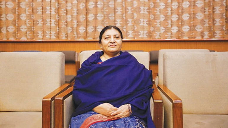 राष्ट्रपतिले फिर्ता गरिन् नयाँ गाडी किन्‍ने पैसा