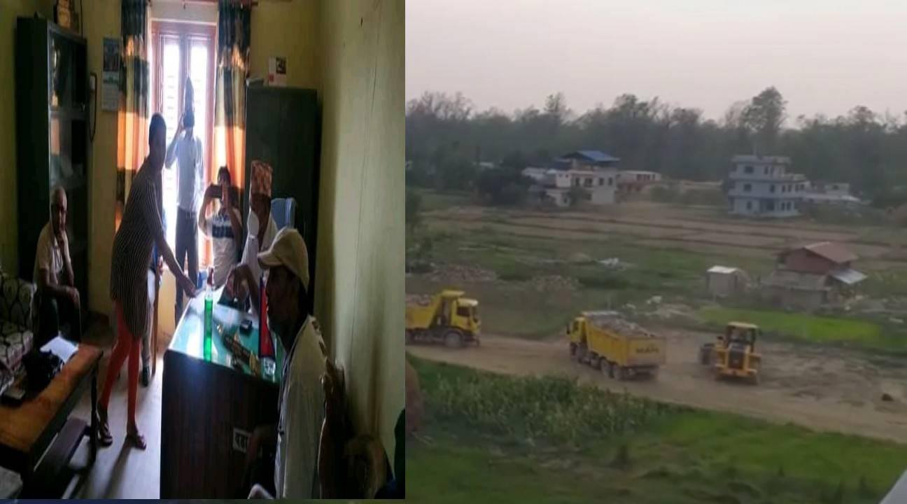 रातारात चोर्छन नदिजन्य पदार्थ ,अति भए पछि सर्बसाधारणले दिए वडामा निबेदन