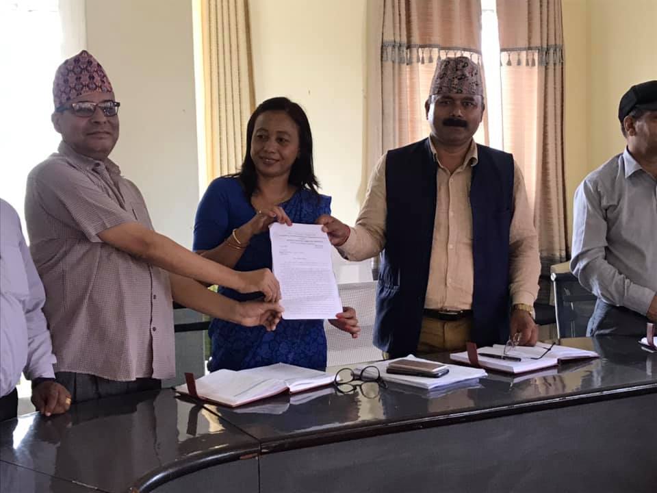 प्याब्सन देवदह द्वारा नगरपालिकालाई ध्यानाकर्षण पत्र