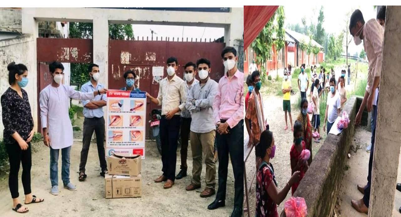 देवदहको क्वारेन्टिनमा स्वास्थ्य सामग्री वितरण तथा सचेतना कार्यक्रम सम्पन्न