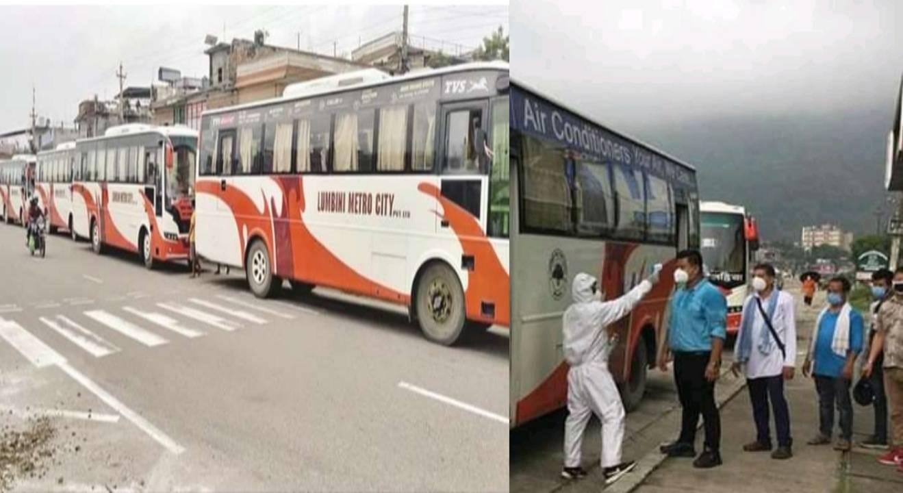 बुटवलमा आज बाट AC बस संचालनमा:सर्बसाधारण खुसी