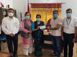 भरतपुर महानगरपालिकाद्वारा क्रिकेट रंगशाला बनाउन १ करोड ५० लाख सहयोग