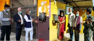 देवदहका ४७ वटा बिद्यालयमा अटोमेटिक सेनिटाइजर मेसिन जडान गरिने
