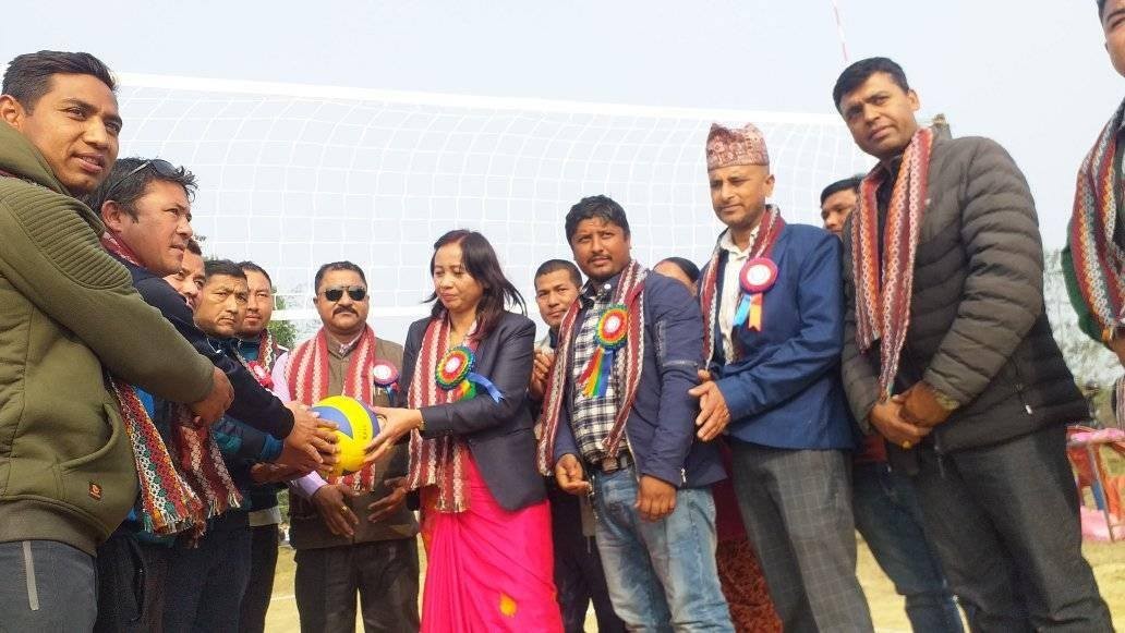 देवदहमा संगम खुल्ला भलिवल प्रतियोगिता सुरु