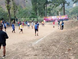 गाउँ स्तरीय भलिवल प्रतियोगिता:सेमिफाइनल समिकरण पूरा ।