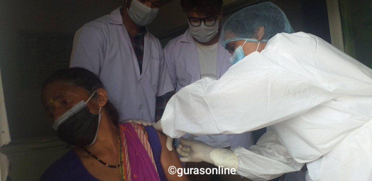 देवदहमा ६५ वर्ष माथिका नागरिकलाई आज देखि कोभिड बिरुद्दको खोप