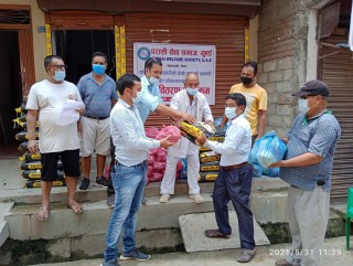 परासी समाज युएई द्वारा खाद्यन सामाग्री वितरण