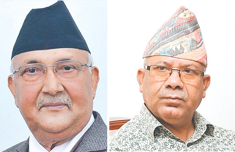 ओली नेपालको संयुक्त हस्ताक्षरमा अड्कियो एमाले एकता