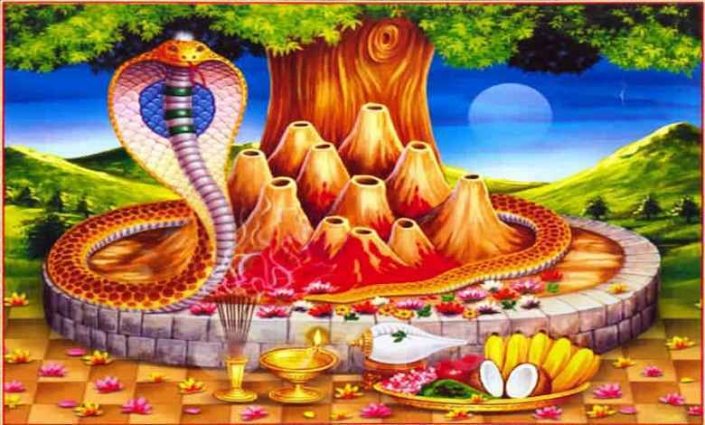 आज नागपञ्चमी पर्व,नागको चित्र टाँसेर पूजा गरी मनाइँदै