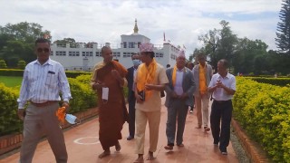 अन्तराष्ट्रिय सम्बन्ध समितीको प्रतिनिधी टोलिले लुम्बिनीको स्थलगत निरिक्षण