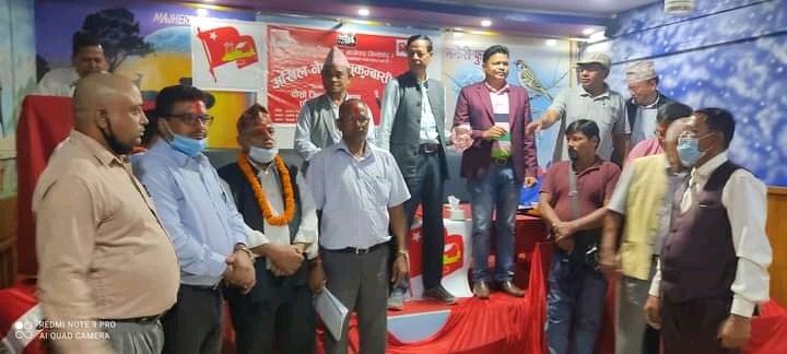 अखिल नेपाल सुकुम्बासी संघको रुपन्देही अध्यक्षमा चापागाईं
