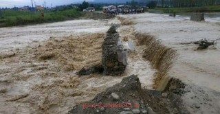 घोडाहा खोलाको डाइभर्सनमा बाढीले क्षेती