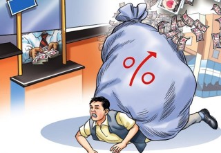 हरेक नेपालीको थाप्लोमा ५७ हजार रुपैयाँ ऋणको भारी