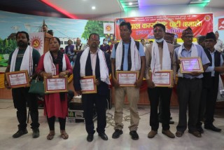 एमाले देवदहका नवनिर्वाचित पदाधिकारीले लिए सपथ