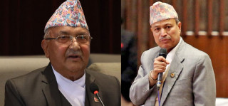 रावलले एमसीसीको बारेमा बोलेर हिरो बन्न खोजेको ओलीको आरोप