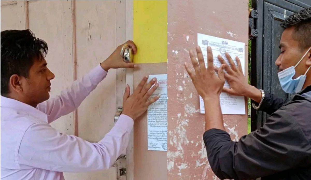 अखिल क्रान्तिकारी देवदहद्वारा क्याम्पस प्रमुखको कार्य कक्षमा तालाबन्दी