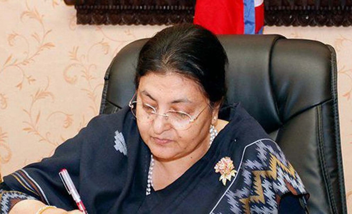 राष्ट्रपतिले पुनर्विचारका लागि प्रतिनिधि सभामा फिर्ता पठाइन् नागरिकता विधेयक