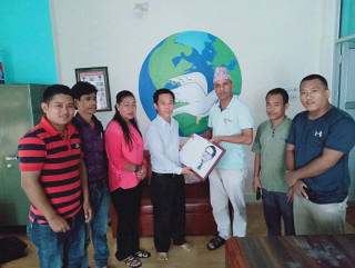 सत्यनारायणलाई पत्रकार महासंघको संस्थापक अध्यक्ष घोषणा गर्न फोनिजद्वारा ज्ञापनपत्र