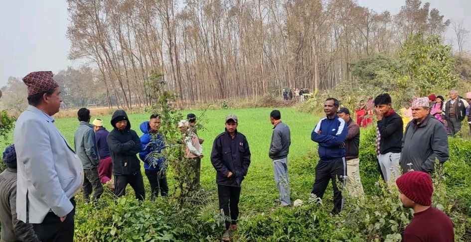 देवदह नगरपालिकाले थाल्यो सार्वजनिक जग्गा संरक्षण अभियान
