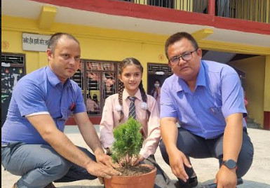सगरमाथा आवासीय मा.वि मा वातावरण मैत्री जन्मोत्सव
