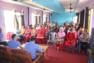 सगरमाथा आवासीय मा.विमा अभिभावक र शिक्षक बिच अन्तरक्रिया कार्यक्रम