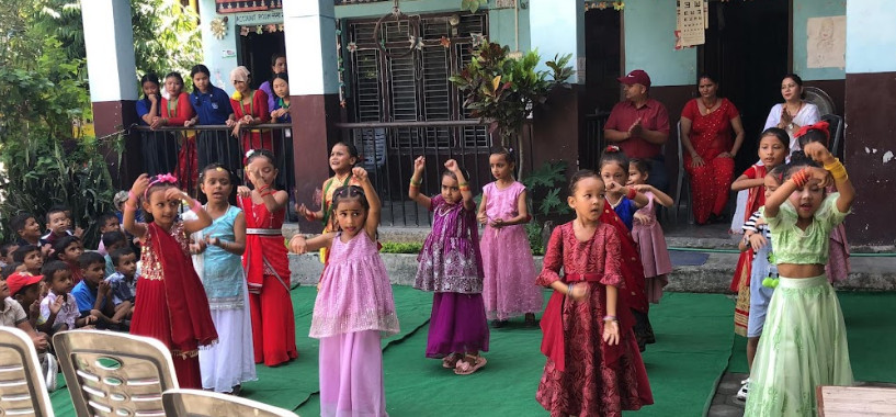 देवदह बोर्डिङ स्कुलमा तीज नृत्य प्रतियोगिता