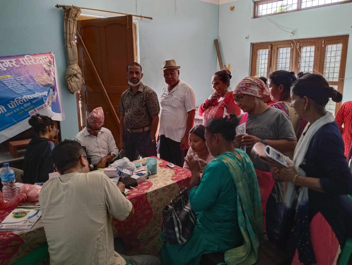 लायन्स क्लब अफ देवदहले यो बर्ष २० हजार बढिको सुगर परिक्षण गर्ने