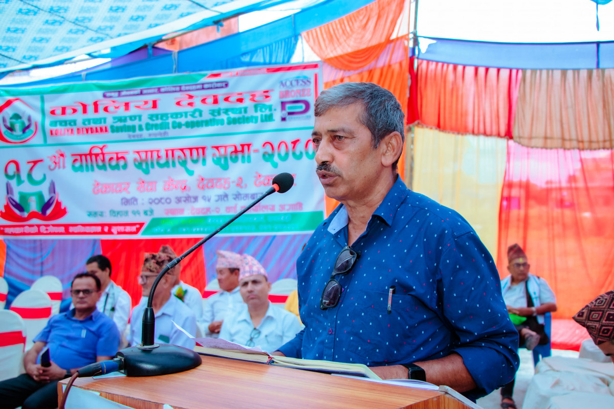सहकारीले शेयर सदस्यहरुलाई उद्यमी बनाउनु पर्छ : ऋषिराम सापकोटा
