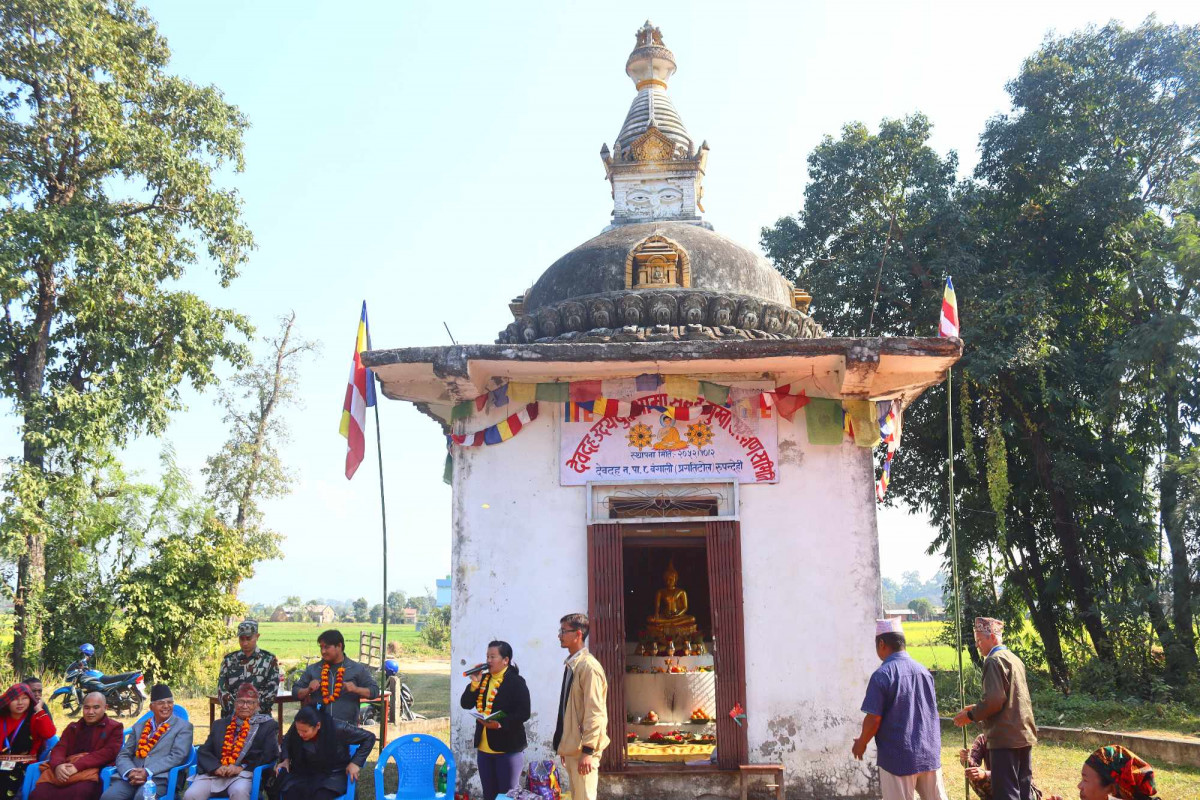 देवदहका गुम्बा र बौद्धस्थलमा प्रत्येक पुर्णिमाको दिन प्रवचन हुने