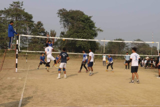 संगम कप वडा स्तरीय भलिबल : दोस्रो दिनका खेलहरु सम्पन्न
