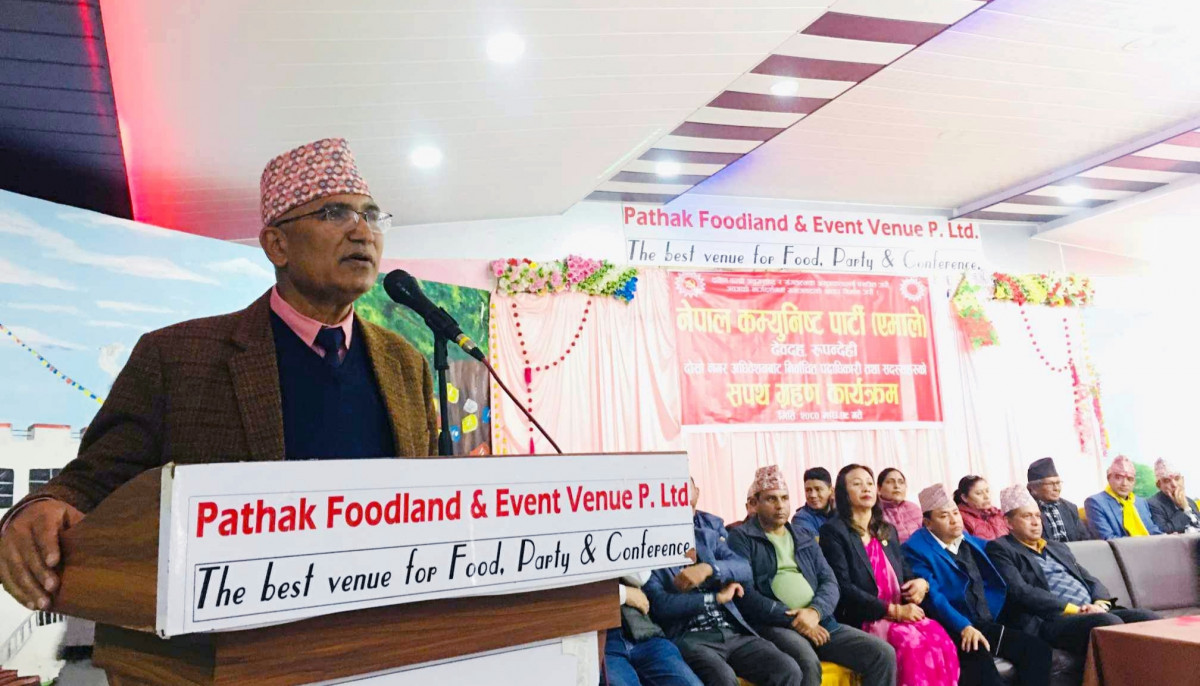 गठबन्धन सरकार विरुद्ध सडक संघर्ष गर्नुपर्ने अवस्था आउन सक्छ : एमाले उपाध्यक्ष पौडेल
