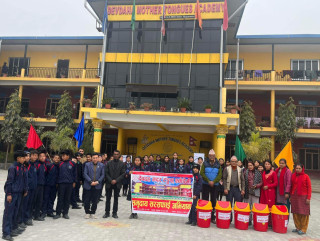 देवदह मदर टङ्स एकेडेमीले गर्यो समुदायमा सरसफाई