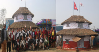 मेलाको आकर्षण : मगर र गुरुङको पहिचान बोकेको परम्परागत घुमाउने घर