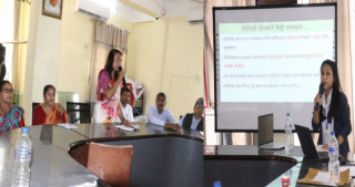 देवदहमा आइ.पि.भी खोप अभियानबारे अभिमुखीकरण
