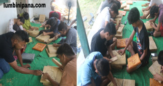 काठमा कला सजाउदै युवा