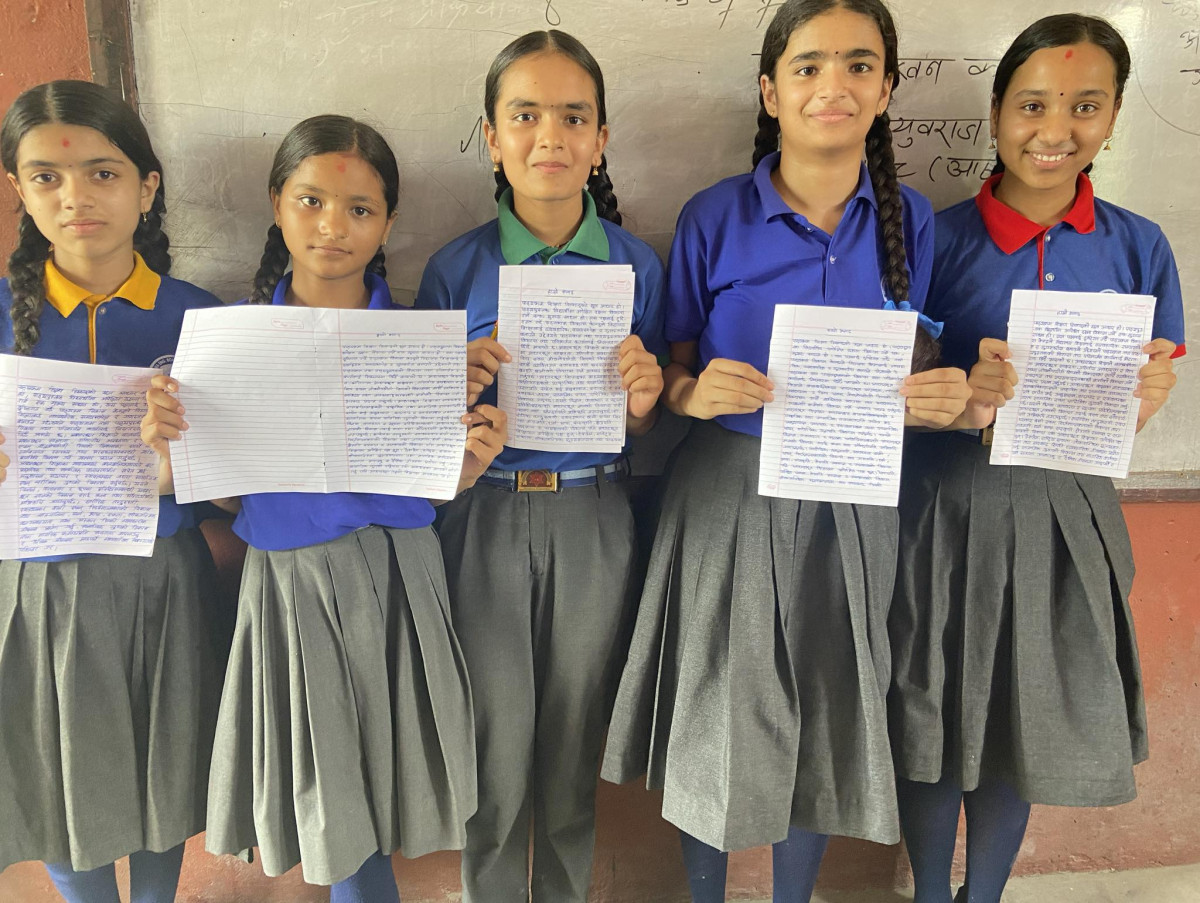 देवदह बोर्डिङ स्कुलमा तहगत नेपाली हस्तलेखन प्रतियोगिता सम्पन्न