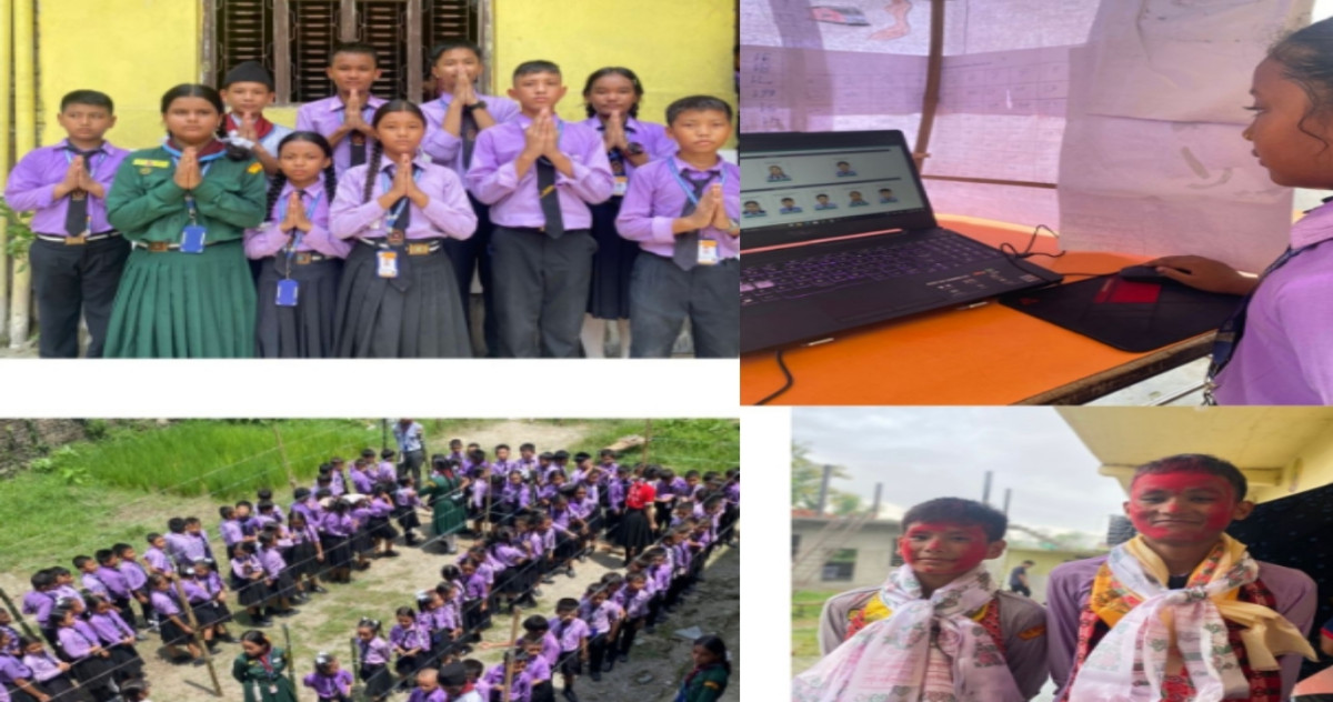 न्यू लुम्बिनीमा डिजिटल माध्यमबाट विद्यालय क्याप्टेन र भाइस-क्याप्टेनको निर्वाचन 