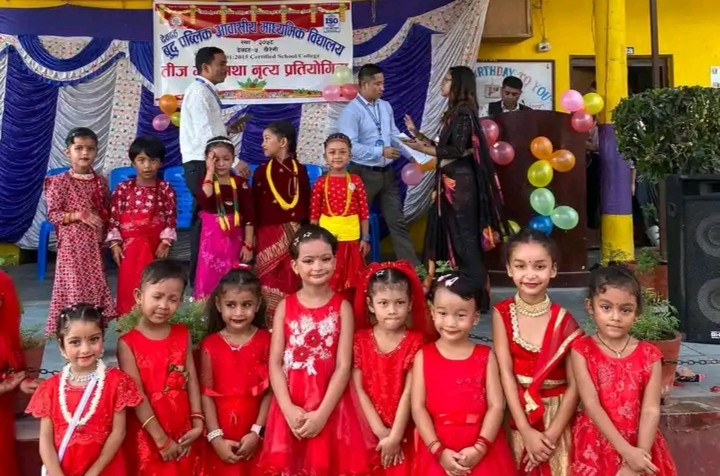 बुद्ध पब्लिकमा तीज गीत तथा नृत्य प्रतियोगिता सम्पन्न