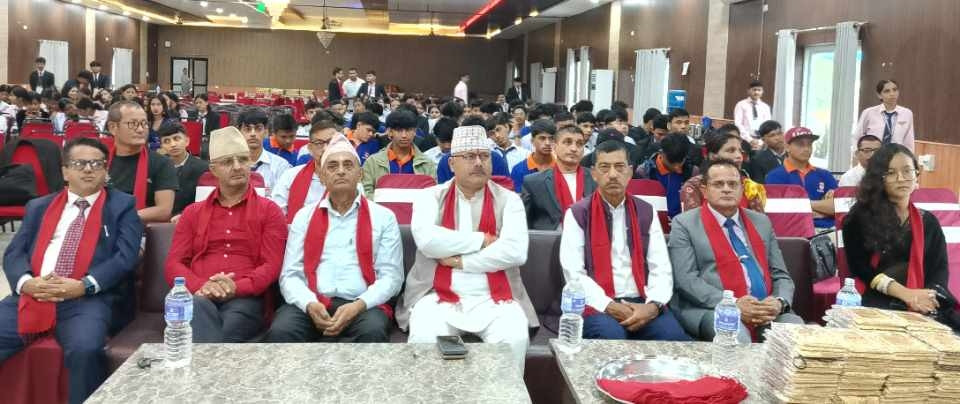 सगरमाथा माविमा कक्षा ११ का विद्यार्थीलाई स्वागत