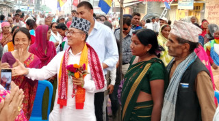 देवदहका किसान सङ्ग राप्रपाका अध्यक्ष राजेन्द्र लिङदेन