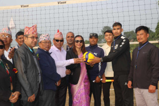 देवदहमा वडा स्तरीय भलिबल प्रतियोगिता शुरु, उद्घाटन खेलमा वडा नम्बर -६ विजयी