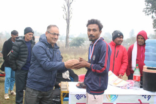 नमुना हरियाली क्रिकेट कप: पानबारी बोइजको शानदार जित, रोहित धवार म्यान अफ द म्याच