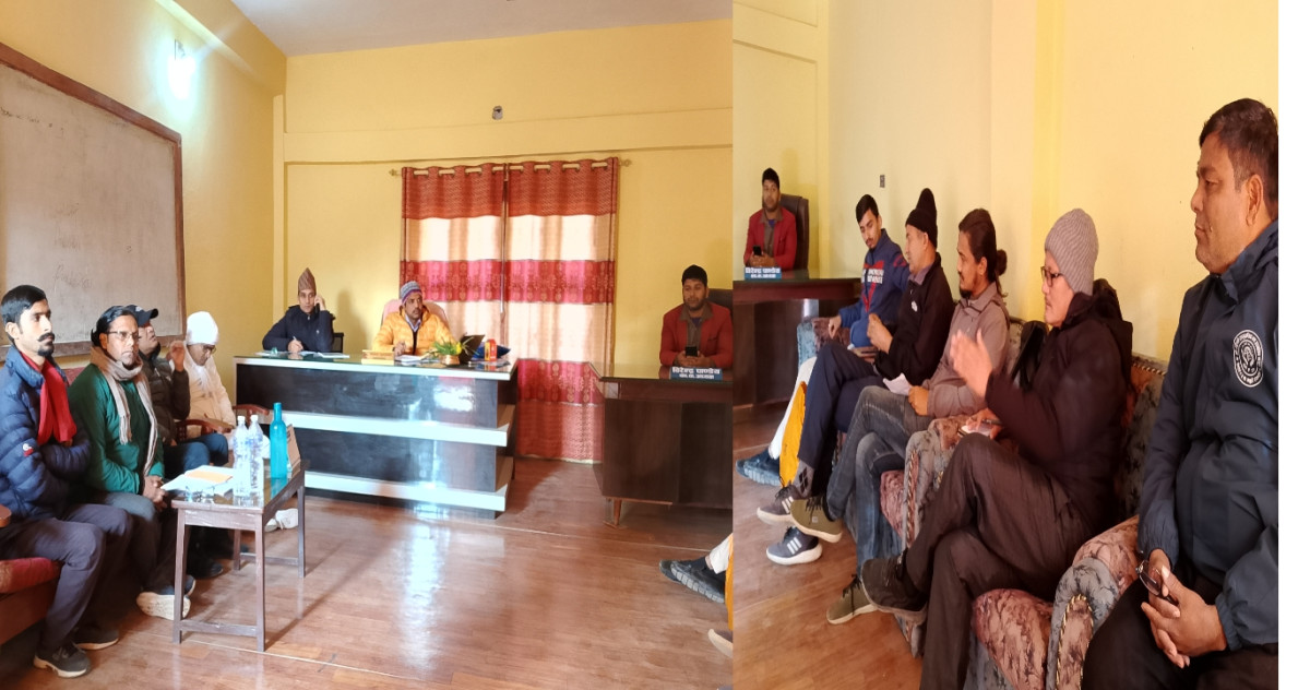 माघ ३ देखि हुने राष्ट्रपति रनिङ शिल्ड प्रतियोगिता सफल बनाउन मिडियाकर्मीसङ्ग छलफल