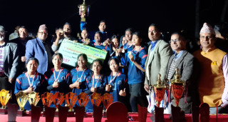 ईप्सा छात्रछात्रा भलिवल कपको उपाधी देवदह बुद्ध पव्लिकलाई