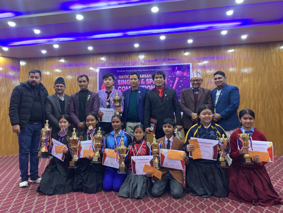 नेसनल प्याब्सन गायन तथा वक्तृत्वकला प्रतियोगिताको उपाधी न्यू लुम्बिनीलाई