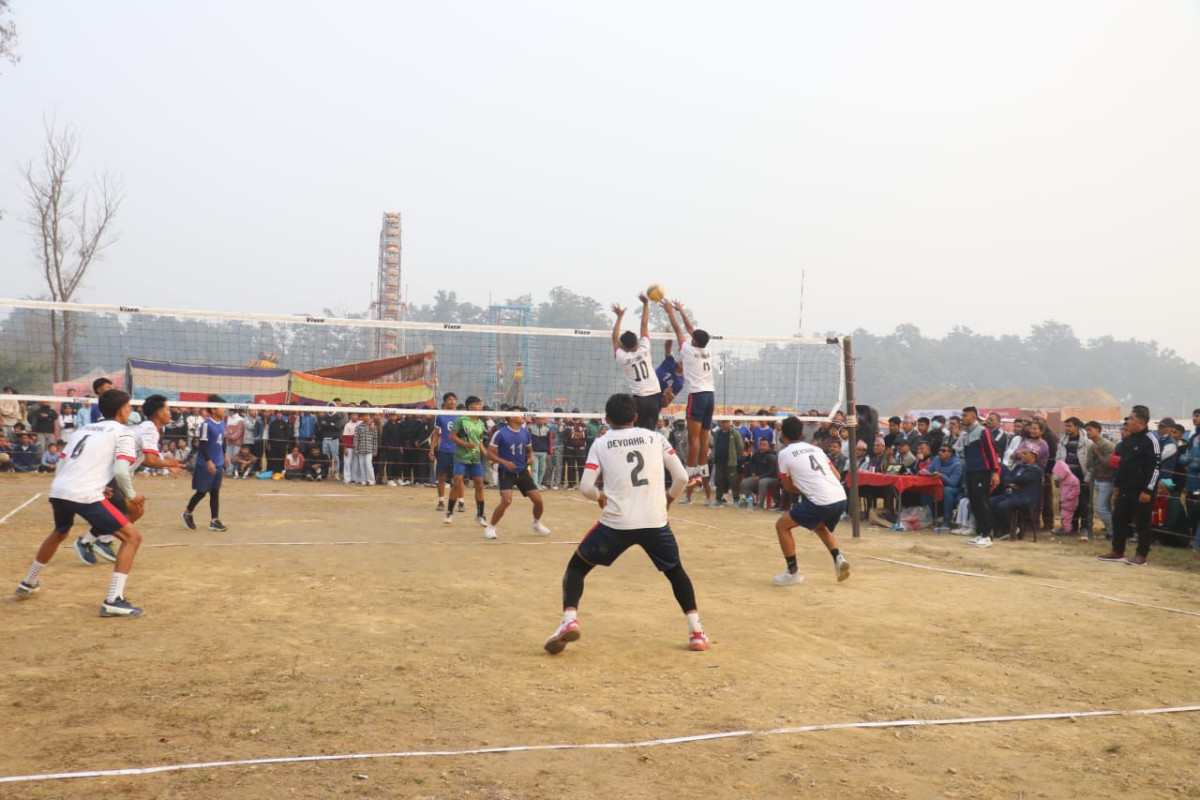 देवदह महोत्सवमा भलिबल प्रतियोगिता : वडा नम्बर ७ फाइनलमा प्रवेश