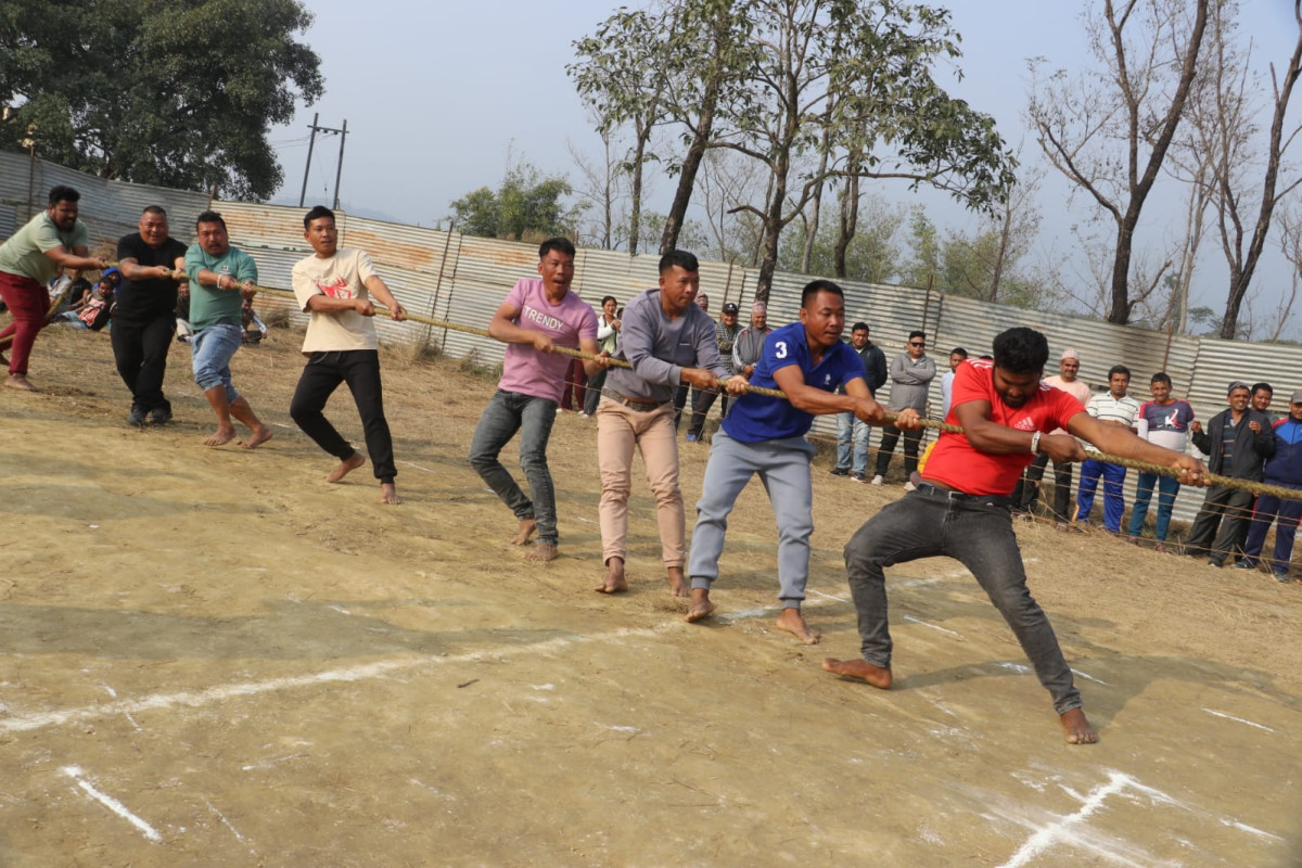 देवदह महोत्सवमा डोरी तान्ने प्रतियोगिता