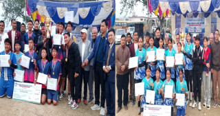 प्रथम नेशनल प्याब्सन भलिबल : छात्रतर्फ ग्यालेक्सी र छात्रातर्फ देवदह बोर्डिङलाई उपाधी