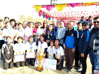 तेस्रो उपमेयर कप छात्रा भलिबलको उपाधी  सगरमाथालाई